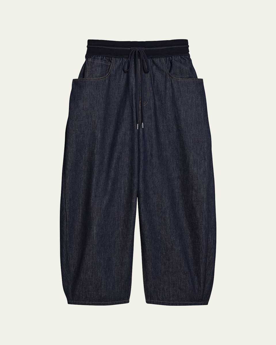 Drawstring Cocoon Jeans